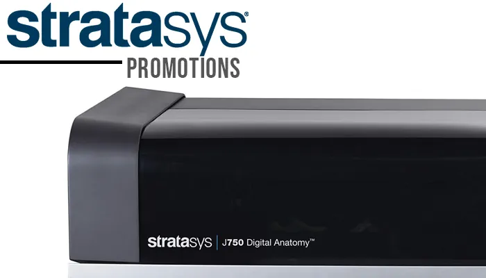 Check out the most current Stratasys 3D Printer promotions offered through GoEngineer.